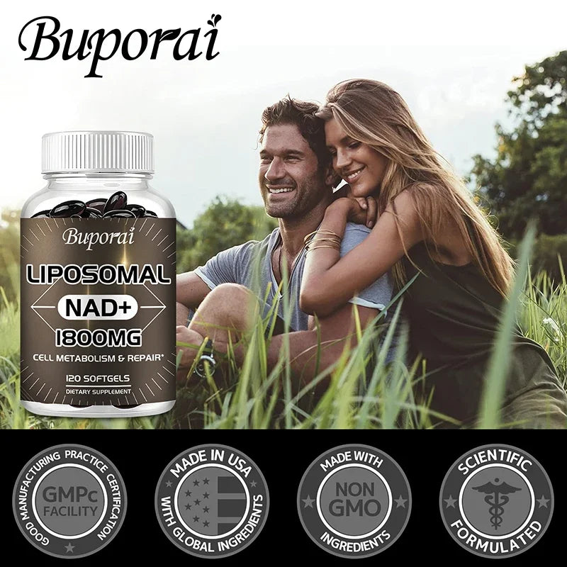Liposomal NAD - Heart & Brain Function, Longevity, Aging Defense, Cellular Energy