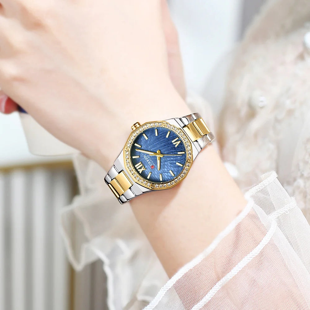 CURREN 2025 Casual Ladies Quartz Wrist Watch Luminous Bracelet Women Watch Clock Luxury Brand Design Women Montre Femme Reloj