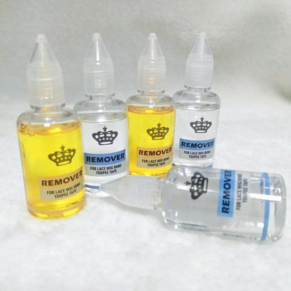 30ml Wig Glue Remover For Lace Wig/Toupee/Closure/Tape Hair Extension Clear Remover For Adhesive Tape Yellow Liquid Glue Remover