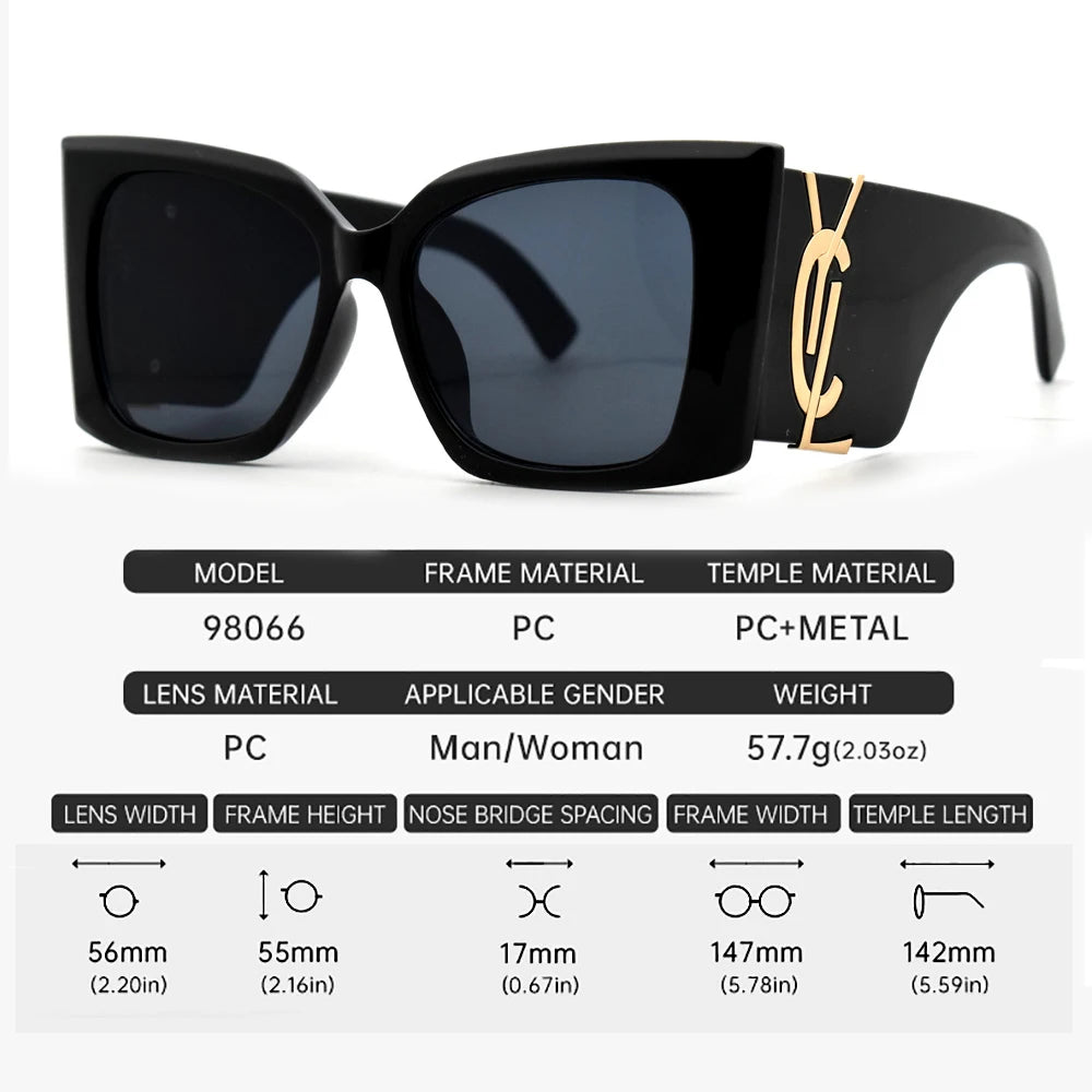 Classic Designer Cat Eye Sunglasses For Women Fashion Trendy Anti-reflective Sun Glasses Ladies Gradient Shades Oculos UV400