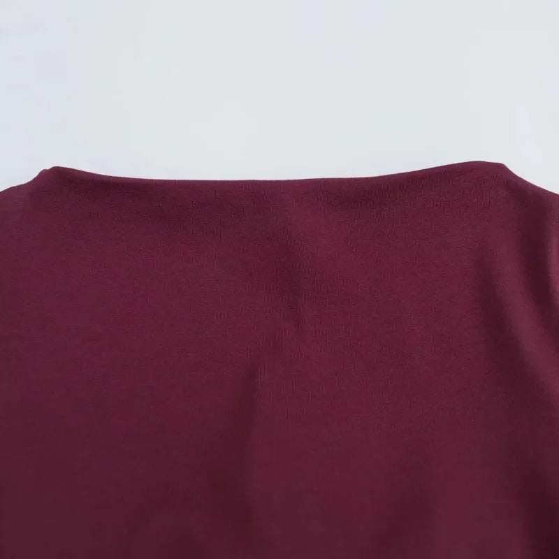 TRAF Women's Elegant Y2k Short Dresses 2025 Spring Long Sleeve Mini Dresses Ladies Fashion Casual Cute Party Dress Vestidos