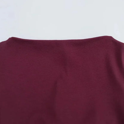 TRAF Women's Elegant Y2k Short Dresses 2025 Spring Long Sleeve Mini Dresses Ladies Fashion Casual Cute Party Dress Vestidos