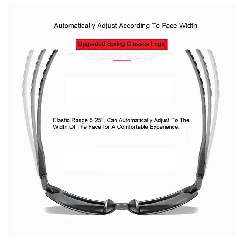 1/2PCS Night Vision Glasses Men Anti-Glare Driving Goggle Half Frame Polarized Sunglasses for Driver UV400 Day and Night Glasses Badiee Stylez