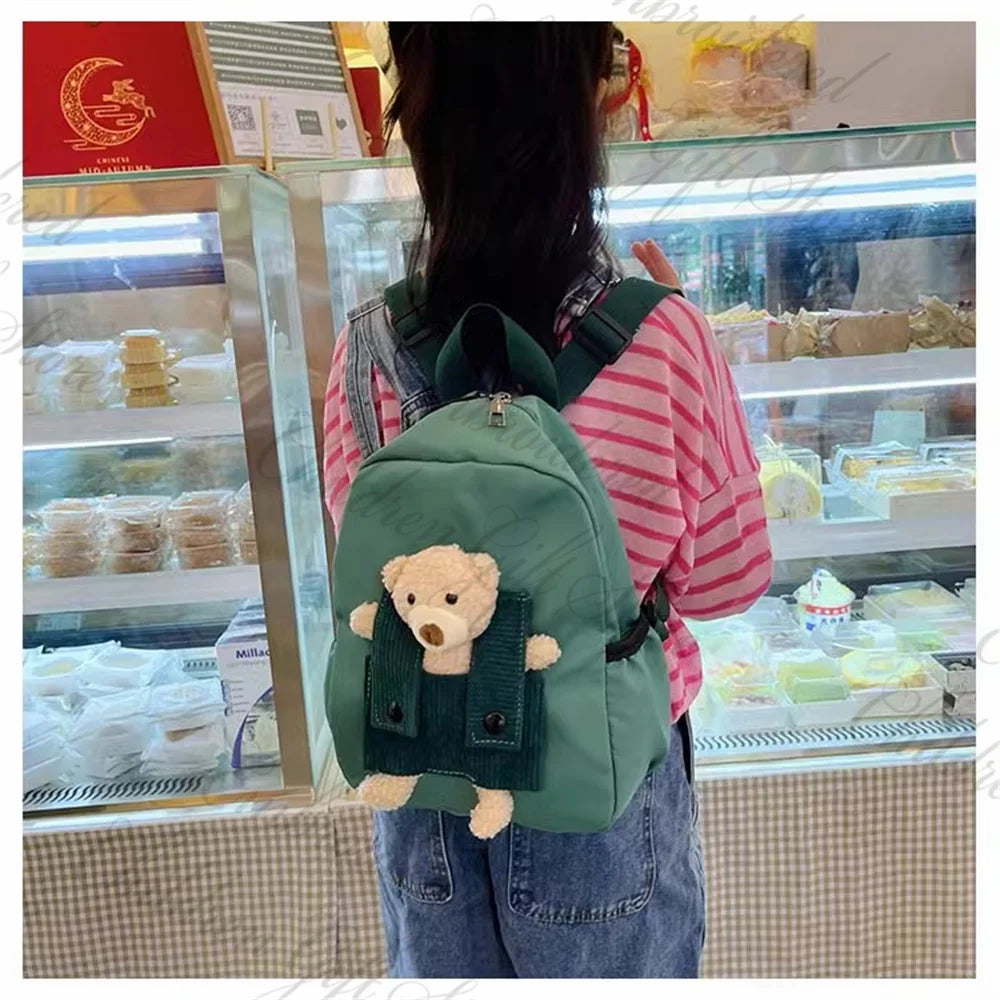 New Kids Cartoon Personalized Name Backpack Cute Baby Backpack Custom Embroidered Name Kindergarten Book Bag Outgoing Snackbags