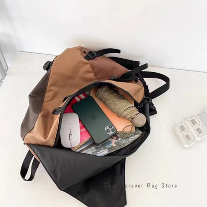 New Y2k Portable Light Nylon Crossbody Bag Trendy Rucksack Travel Shoulder Bag Casual knapsack Outdoor Sports Unisex Chest Packs