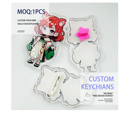 Custom Acrylic Brooches Popular Fashion Clothing Bags Accessories Kids DIY Personalized Design women fathers day gifts Pins