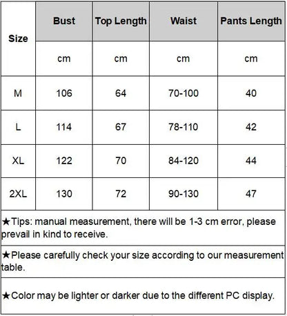 Hzioiys Summer Pajamas Sets Cotton Sleepwear Suit Women Casual Pajama Sets Cartoon Vest Shirt + Shorts Pajamas Suit Plus Size