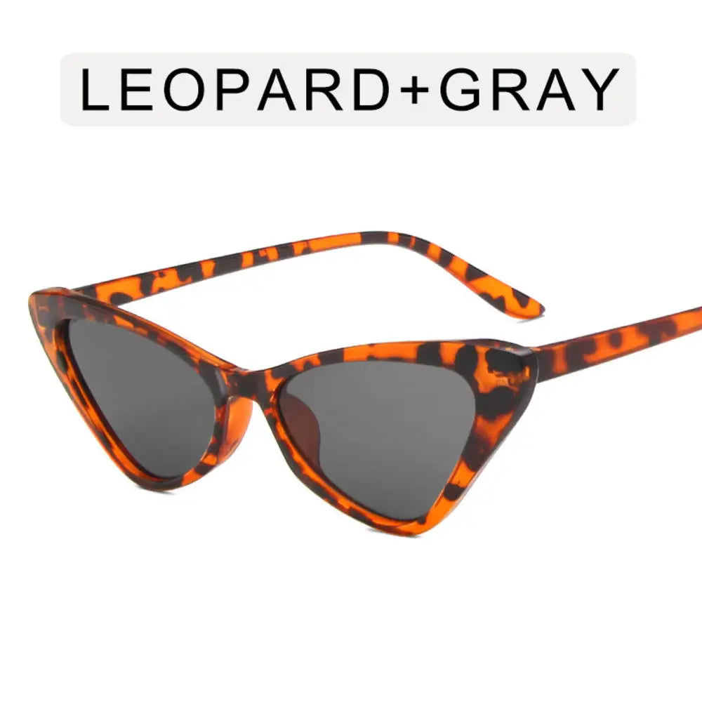 2024 Luxury Band Fashion Y2k Sexy Cat Eye Sunglasses Women Men Designer Snake Sun Glasses Gradient Shades Uv400 Oculo Eyewear B-Leopard