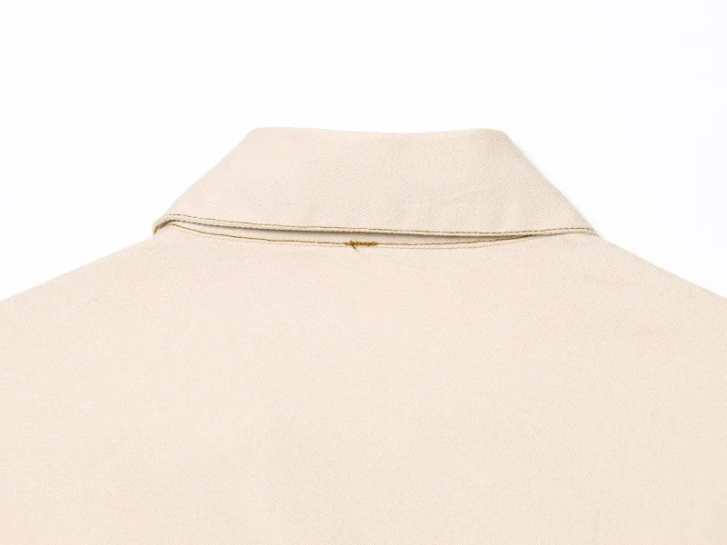 ETJ 2025 summer new TRAF women's elegant fashion waist pleated V-neck short-sleeved temperament denim MIDI dress