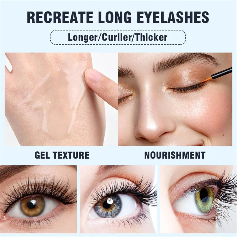 Eyebrow Eyelash Growth Serum Fast Growing Prevent Hair Loss Damaged Treatment Prevent Baldness Fuller Thicker Eye Care Makeup