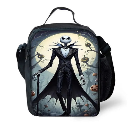 The Nightmare Before Christmas Child School Backpack with Lunch Bags ,Pencil Bags ,School Bags for Boys Girls Best Gift XHOO1-KB-079-A4
