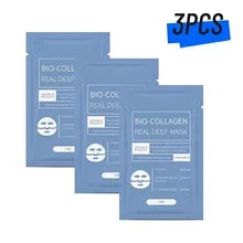 1/3/5/10PCS Bio Collagen Face Mask Anti Wrinkle Fade Face Fine Line Lift Firm Skin Anti-Aging Brighten SkinCare Korean Cosmetics Buy 2 Get 1 Free