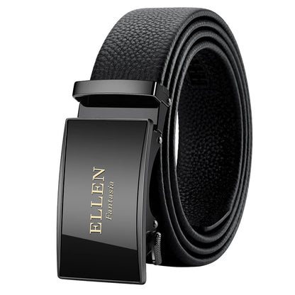 OYIFAN Men Belt Genuine Leather belt for men Alloy buckle ratchet belts Men Designer Belt Automatic belts 벨트 Badiee Stylez
