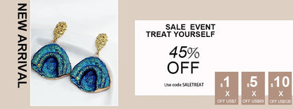 AENSOA Vintage Abstract Simulated Natural Stone Dangle Earrings for Women Van Gogh Painting Star Geometric Volcanic Rock Earring