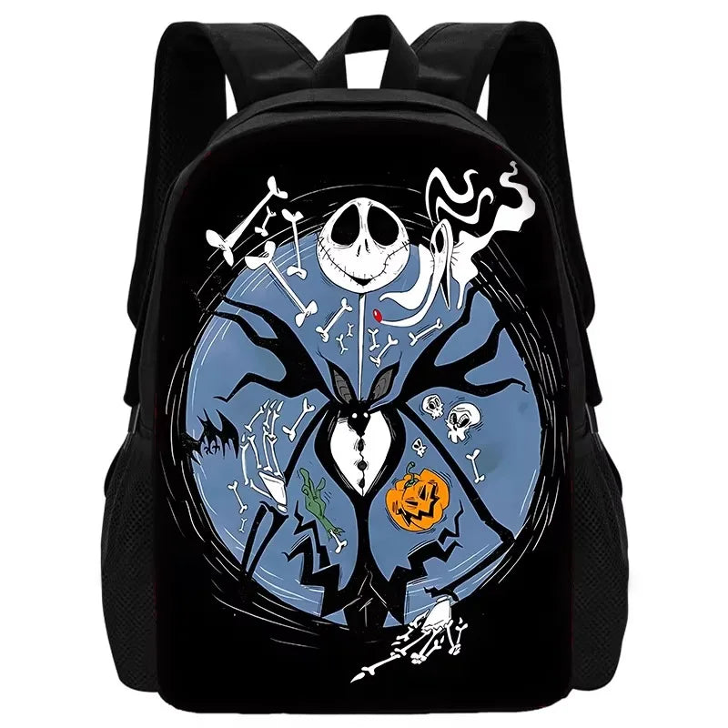 The Nightmare Before Christmas Child School Backpack with Lunch Bags ,Pencil Bags ,School Bags for Boys Girls Best Gift XHOO1-SB-079-A8