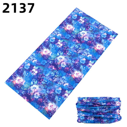 2101Unisex Climbing Hiking Scarf Sport Headwear Bandanas Motorcycle Turban Hand Band Magic Scarves Outdoor Cycling Headband Mask 2137