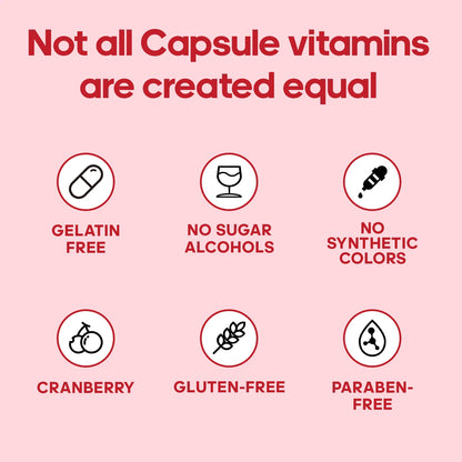 Quitmood Queen's Female-Focused Once-daily Women's complete V- Probiotics for Women - pH Balance, Odor Control, Yeast & Flora