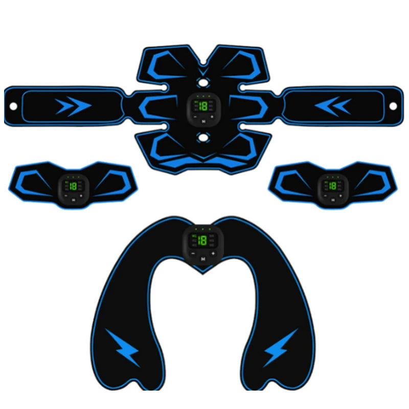 Abdominal Muscle Trainer Electric Press Simulator Massager ABS Smart Arm and Hip Abs Stimulating Belt