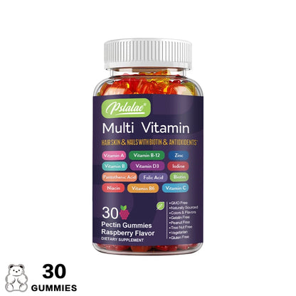 Multivitamin Gummies - with Vitamins and Minerals - Enhances Energy Levels, Immune Support, Antioxidant 30 Gummies