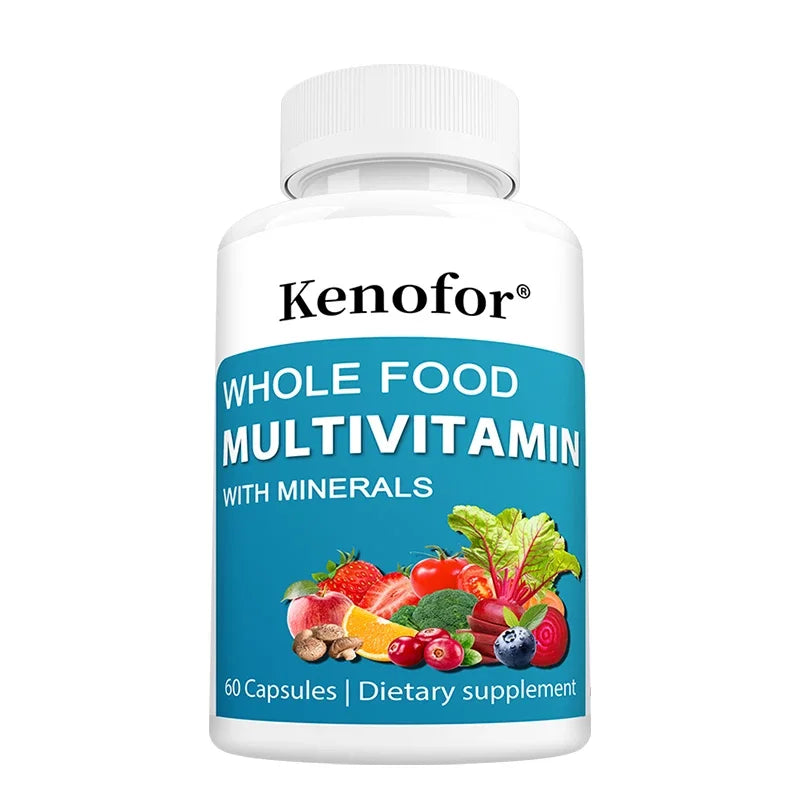 Multivitamin Capsules, Antioxidant, Skin Repair, Liver Health, Improvement of Anemia and Vitamin Deficiency, Support Energy 60 count-1 bottle