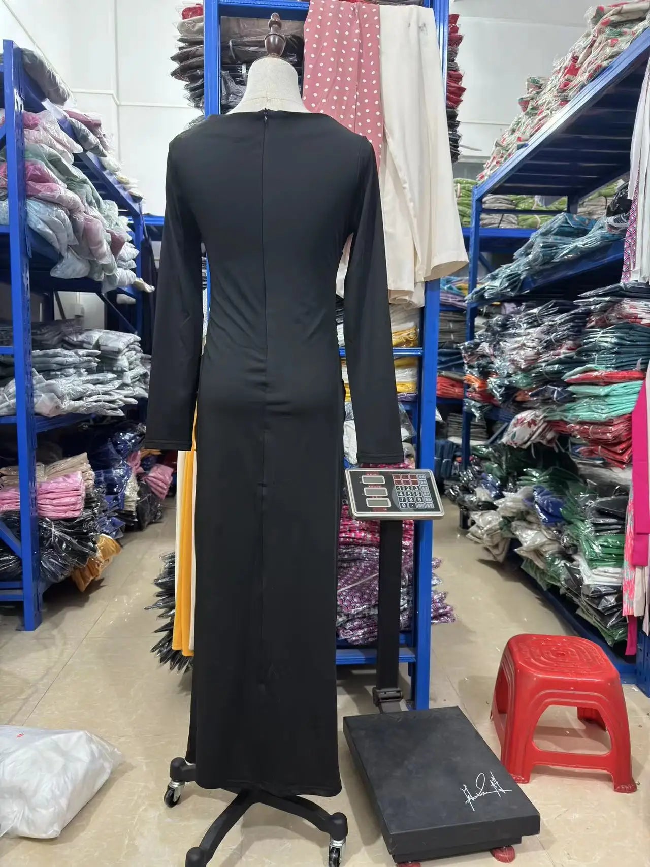 Sexy Bodycon Long Sleeve Midi Dress Women 2024 Autumn Slim Solid Party Package Hip Elegant Dresses For Women Robe Femme