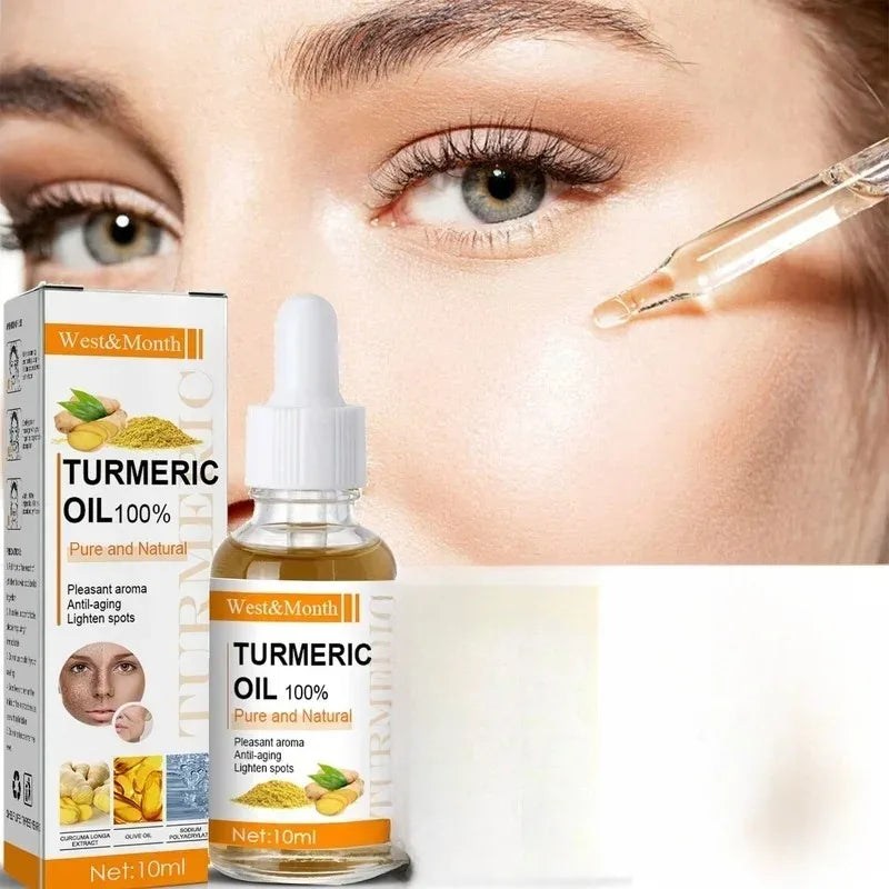 Turmeric Remove Dark Spots Essential Oil Anti wrinkle Serum 100% Pure Therapeutic Grade Face Whitening Moisturizing Skin Care