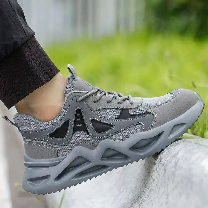 Lightweight Safety Shoes Men Women Work Shoes Steel Toe Cap Working Boots Sneakers Man Women Breathable Shoes Tactical Boots