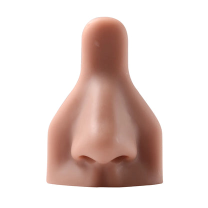 1Pc Soft Silicone Nose Model Tattoo Practice Jewelry Display Piercing Tools Earring Display Tool Acrylic Display Stand Kit Brown Nose CHINA