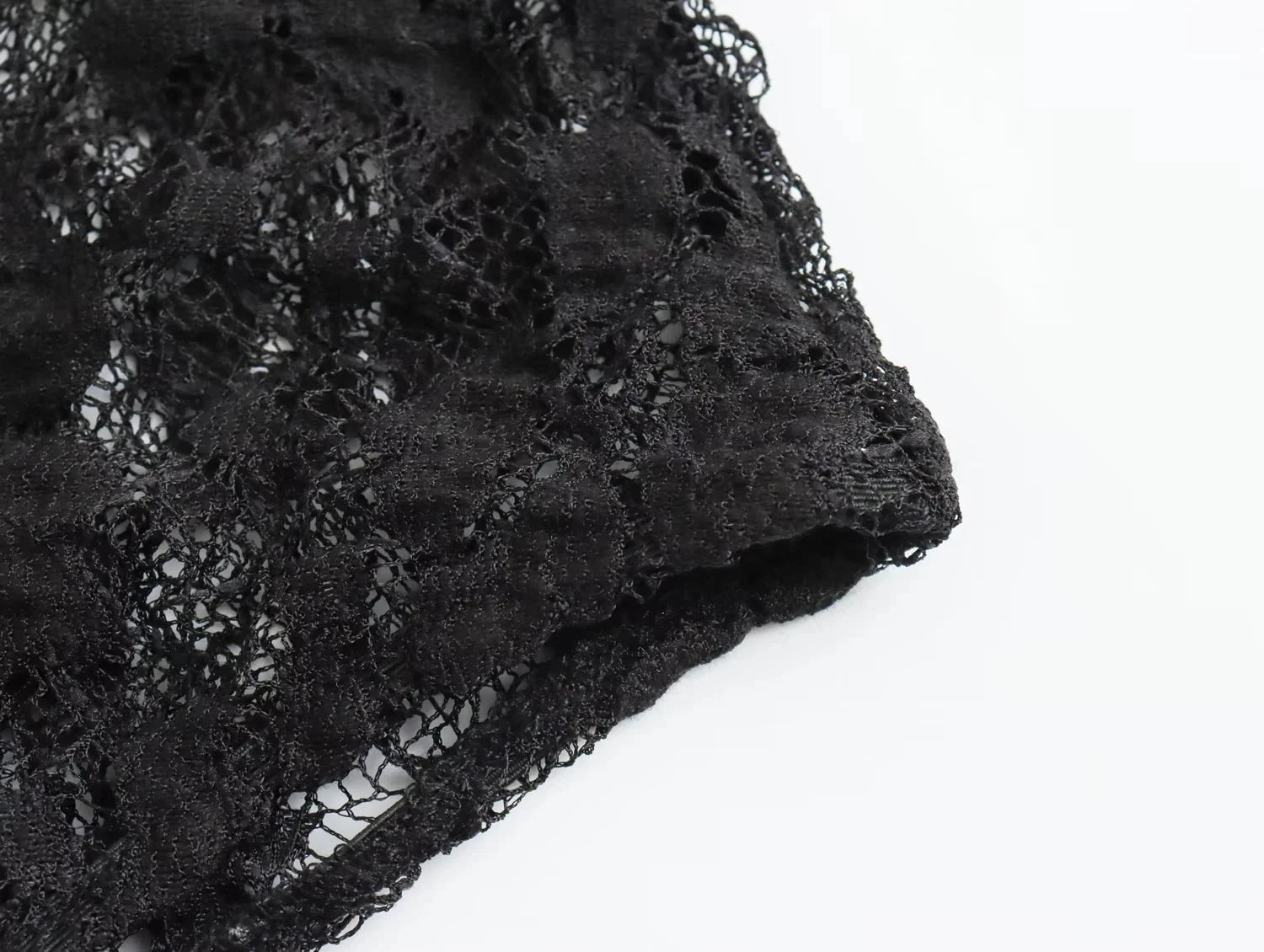 TRAFZA Summer Lace Jumpsuits For Women Fashion New Long Sleeves Hollow Out Slim Onesies Female Chic Wild Women's Bodysuits