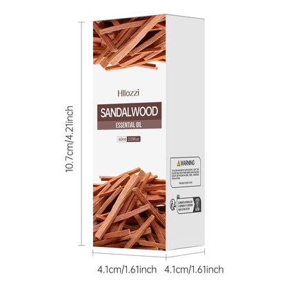 60ml Agarwood-Cedarwood-Vetiver-Pine Palm-Ocean-Sweet Tobacco-Black CastorAromatherapy Essential Oils Aromatherapy Essentia - Badiee Stylez