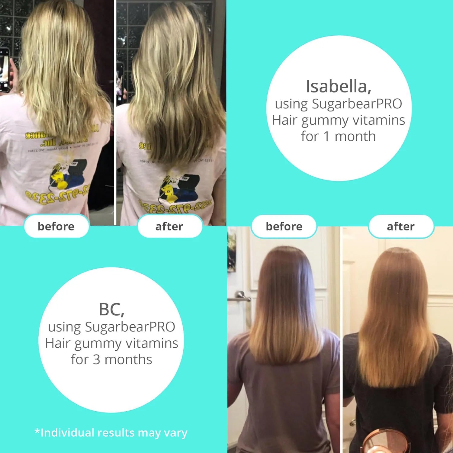 Bear Hair Vitamin Gummy Biotin 6000mcg Multivitamin Supplement Vegan Vitamin Hair, Skin & Nail Growth Gummies for Men & Women