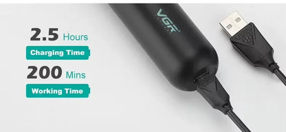 VGR Hair Clipper Professional Hair Trimmer 8000 RPM Hair Cutting Machine Electric Haircut Machine Cordless Clipper for Men V-990