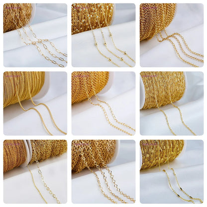 18K Gold Plated Split Rings Connecting Ring Brass Open Jump Rings Accessories For Jewelry DIY Jewelry Material Wholesale