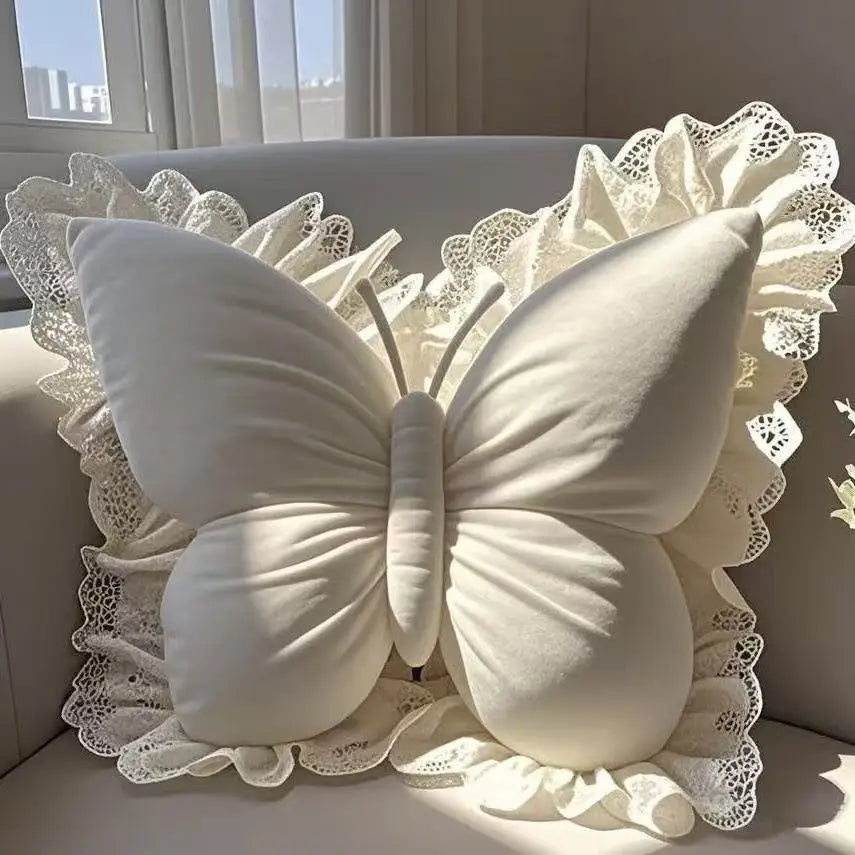 Princess Butterfly Office Pillow Living Room Bow Bedroom Car Sofa Cushion Home New Pillow Room Badiee Stylez