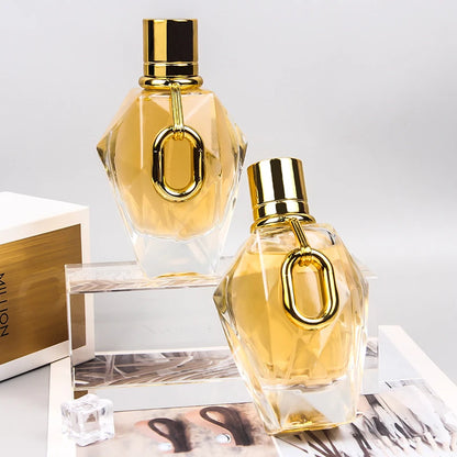 Million Gold For Her Women Perfume Edp Long Lasting Oriental Rose & Patchouli Luxury Oud Woody Notes Blossom Pheromone Fragrance - Badiee Stylez