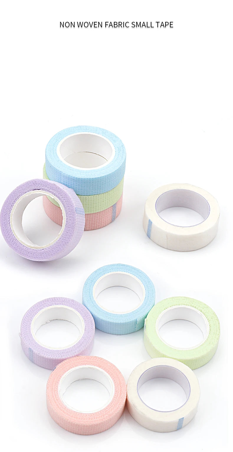 10 Rolls Eyelash Tape For Lash Extension Breathable Non-woven Tape Under Eye Pads Adhesive Eye Stickers Makeup Tools Eye Patches