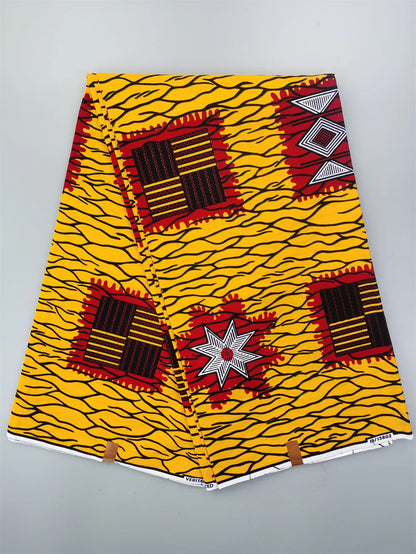 Classical Veritable Wax Guaranteed Real wax print fabric dutch hollandais pagne africa Dress 100% cotton 6yards Rose Red 6Yards 950g