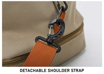 Unisex Large Capacity Travel Tote Bags Women Canvas Travel Handbag Men Sports Shoulder Bag Waterproof Travel Duffle Bag Foldable