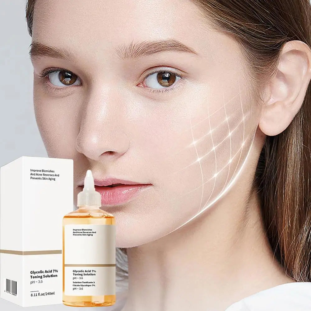 Glycolic Acid 7% Toner Nourishing Gentle Glycolic Acid Toner Remove Acne Fade Acne Fruit Acid Essence Ordinary Acne Remove