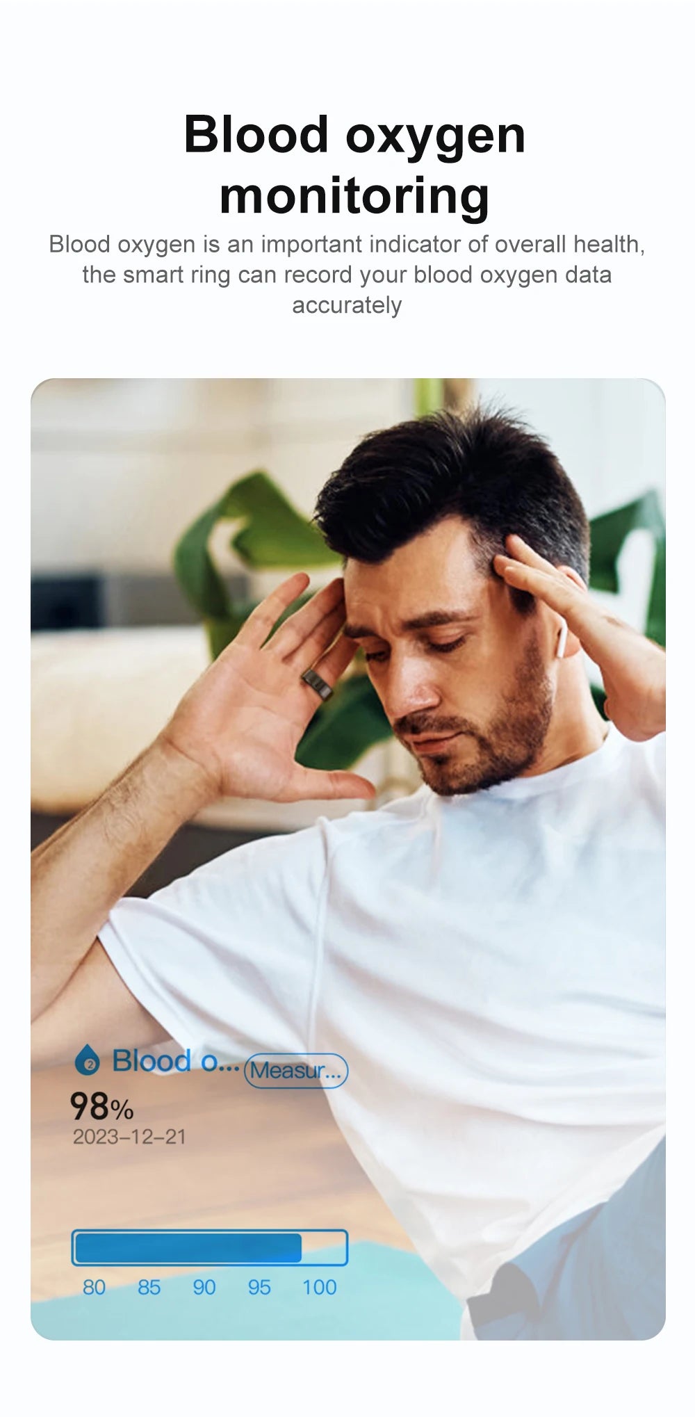 2024 COLMI R02 Smart Ring with Charging Case for Men Women, Battery Life, 39 Days, Health Monitor, 5ATM Waterproof Badiee Stylez