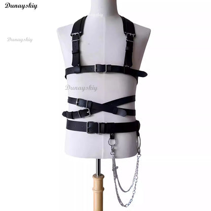 Love And Deep Space Game Cosplay Rafayel Zayne Xavier Sylus Qi Yu Le Shen Shen Xinghui Qin Che Shoulder Strap Waist Chain Belt