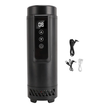 Insulin Cooler Box 30H Medication Cooler for Travel Digital Temp Control Mini Refrigerated Holds Up 5 Insulin Pens for Outdoor Black