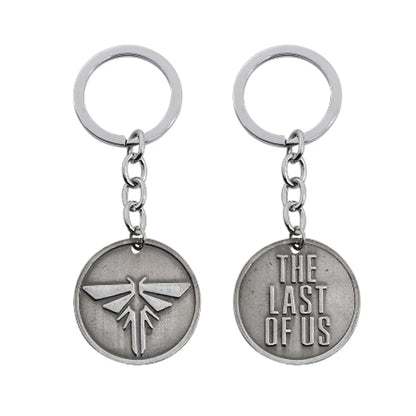 The Last Of Us 2 Necklace Keychain Firefly Logo Letter Dogtag Joel Ellie Tess Pendant Retro Hot Game Jewelry Men Women Wholesale Badiee Stylez