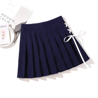 Black High Waist Mini Skirts Punk Pleated Vintage Skirt Gothic Streetwear Cross Print Pleated Women Skirts Lolita Harajuku Skirt 1806ZQ