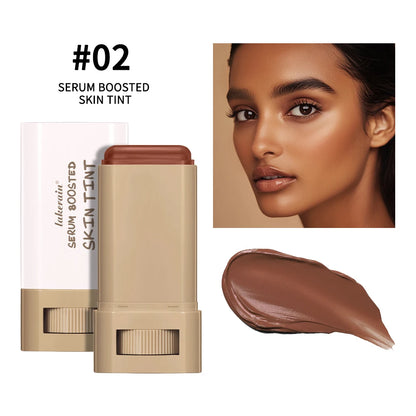 Beauty Balm Serum Boosted Skin Tint Foundation Stick Smooth Plumper Hight Coverage Travel Bronze Foundation Makeup Color 2