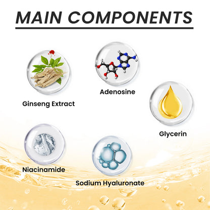 Ginseng Face Essence Moisturize Lighten Fine Line Smooth Restores Dry Dull Skin Brighten Serum Hydrating Facial Care Toner