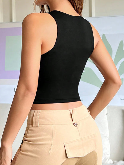 Women's Summer Hollow Out Tank Top,crop Top Girls Women,Women Clothing,tops For Women,Tanks & Camis,2000s clothes y2k,tops y2k