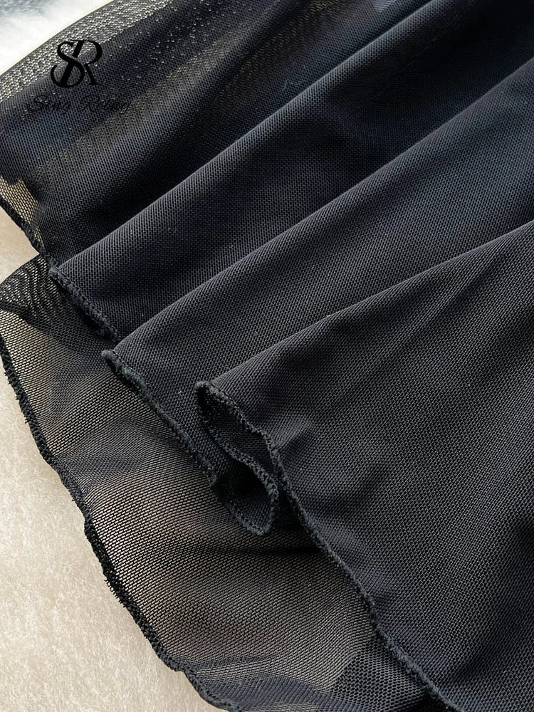 SINGREINY Transparent Lace Sexy Nightwear Sleeveless Slim Backless Short Dress Women Strap Floral Mesh Sheer Erotic Nightdress