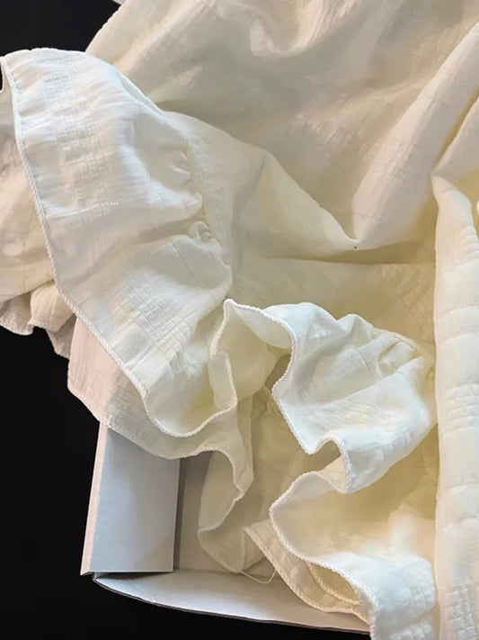 Summer Sexy Strap Spwear Women's ort Pants Loose Fit Home Clothes Set with Chest Pad 2024 New Tread Cotton Thin Woven