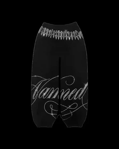 Retro Sequined Short Zipper Hoodie Sweatpants Two Piece Set Y2K Sportswearletter Sequined Oversized Sweatshirt Casual Pants Suit Pants